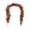 C, variant on Patriotic Garland Outdoor, Vibrant Red Berries Artificial Christmas Swag Garland, Cross Season Harvest Thanksgiving Dining Table Runner Decoration, 1pc Pine Rattan