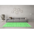 thumbnail image 3 of Ahgly Company Indoor Rectangle Solid Emerald Green Modern Area Rugs, 3' x 5', 3 of 4