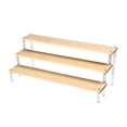 thumbnail image 1 of Clear Acrylic Display Riser Shelf Storage Organizer Jewellery Display 3 Tiers, 1 of 7