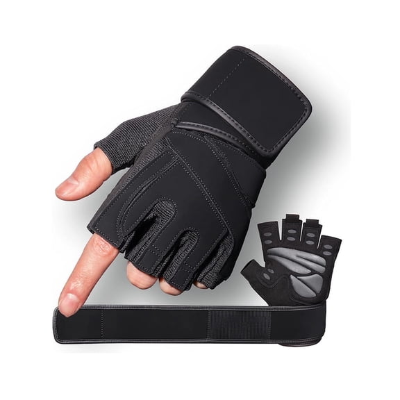 Weight Lifting Gloves - Anti-Slip Padded Gym Gloves for Workout & Training,XL