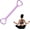 Pink, variant on Figure 8 Fitness Resistance Band, 2026 Exercise Resistance Bands for Women, Resistance Bands with Handles for Arms, Back, Shoulders, Legs and HIPS Working Out