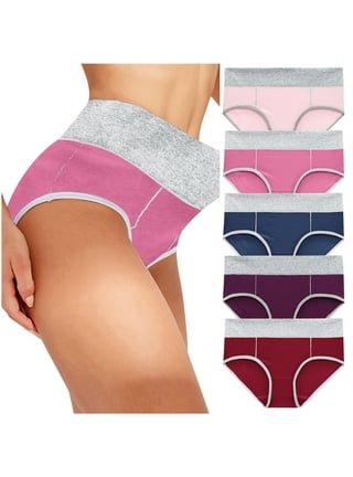 Womens Cotton Briefs Underwear without Elastic Leg Openings Underwear Women  plus Size Women Panties Mid Waist Seamless Breathable Comfortable Cotton  Crotch Briefs Show All My Orders 
