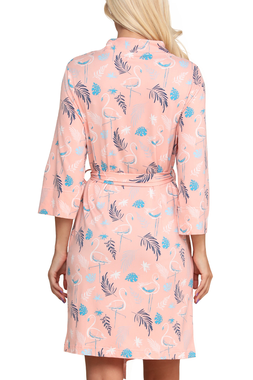 Doublju Women's Kimono Robe Sleepwear Pajama (Plus Size Available) - image 5 of 5