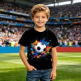 thumbnail image 2 of 2026 Usa Soccer Boys Tshirts Short Sleeves Summer Tops Graphic Tees Crew Neck Print Casual Basic Tees for Daily Wear, 2 of 4