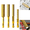 Gold, variant on 2-in-1 Hex Shank Brazing Hole Opener, Drill Through Tough Surfaces for Electricians and Plumbers