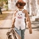 thumbnail image 5 of Mochila Ragdoll para niñas | Bolso bandolera doble con adorable gatito de peluche | Correas ajustables y suaves | Mochila kawaii de peluche para la escuela, viajes, uso informal | Regalo de, 5 of 6