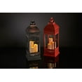 thumbnail image 2 of Smart Solar - San Nicola Triple LED Candle Lantern-Red, 2 of 7