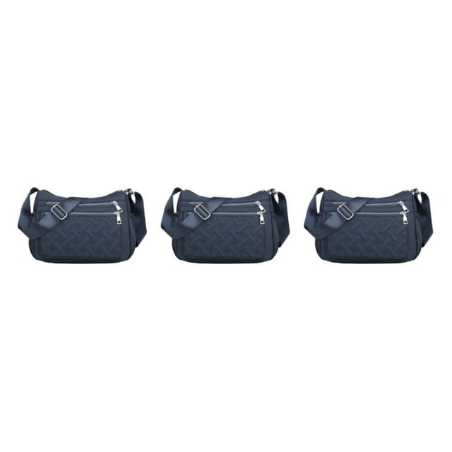 kurtrusly Premium Crossbody Bag For Fashionable And Practical Look Gift Messenger Bag Saphirblau 3Set