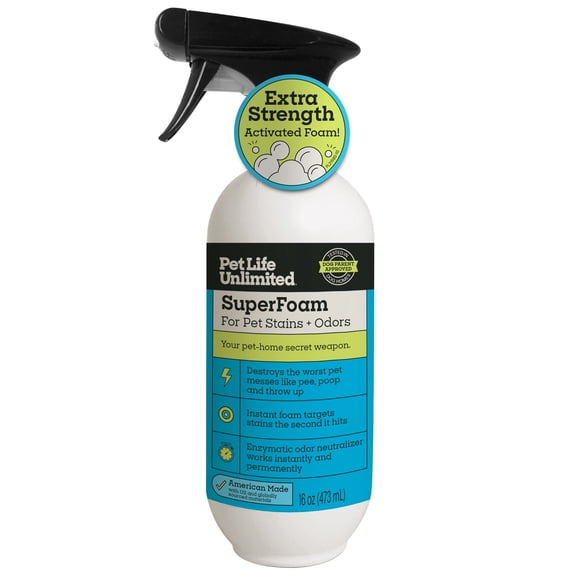 Pet Life Unlimited SuperFoam For Pet Stains, 16oz, Juniper Leaf