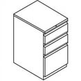 thumbnail image 3 of HON 3 Drawers Vertical Lockable Filing Cabinet, Gray, 3 of 5