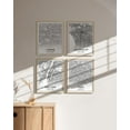 thumbnail image 6 of HAUS AND HUES Black and White Wall Art Set of 4 Black and White Pictures of City Wall Art | Paris Wall Decor, New York City Wall Art, London Art Print, Los Angeles City Art (Beige Framed, 8x10), 6 of 6