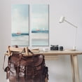 thumbnail image 3 of Stupell Industries Sailboats near Shoreline Nautical & Beach Painting Wrapped Canvas Art Print Wall Art, 13 x 30, Set of 2, 3 of 8