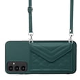 thumbnail image 4 of for Samsung Galaxy A34 5G Slim Case with Card Holders and Strap for Women, Samsung Galaxy A34 5G Phone Case Wallet PU Leather Kickstand RFID Blocking Flip Shockproof Wallet Case - Green, 4 of 11