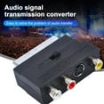 thumbnail image 2 of Adaptador SCART macho a 3 RCA hembra TV AV S-Video Conector de interruptor de salida de entrada, 2 of 8