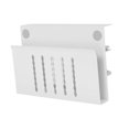 thumbnail image 4 of Soporte para portátil debajo del escritorio, ideal para oficina, escritorios de borde plano de 0,4" a 2,28" Blanco, 4 of 8