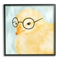 thumbnail image 2 of Stupell Industries Easter Chick Yellow Bird Black Glasses Animal Portrait, 17 x 17,Design by Daphne Polselli, 2 of 5