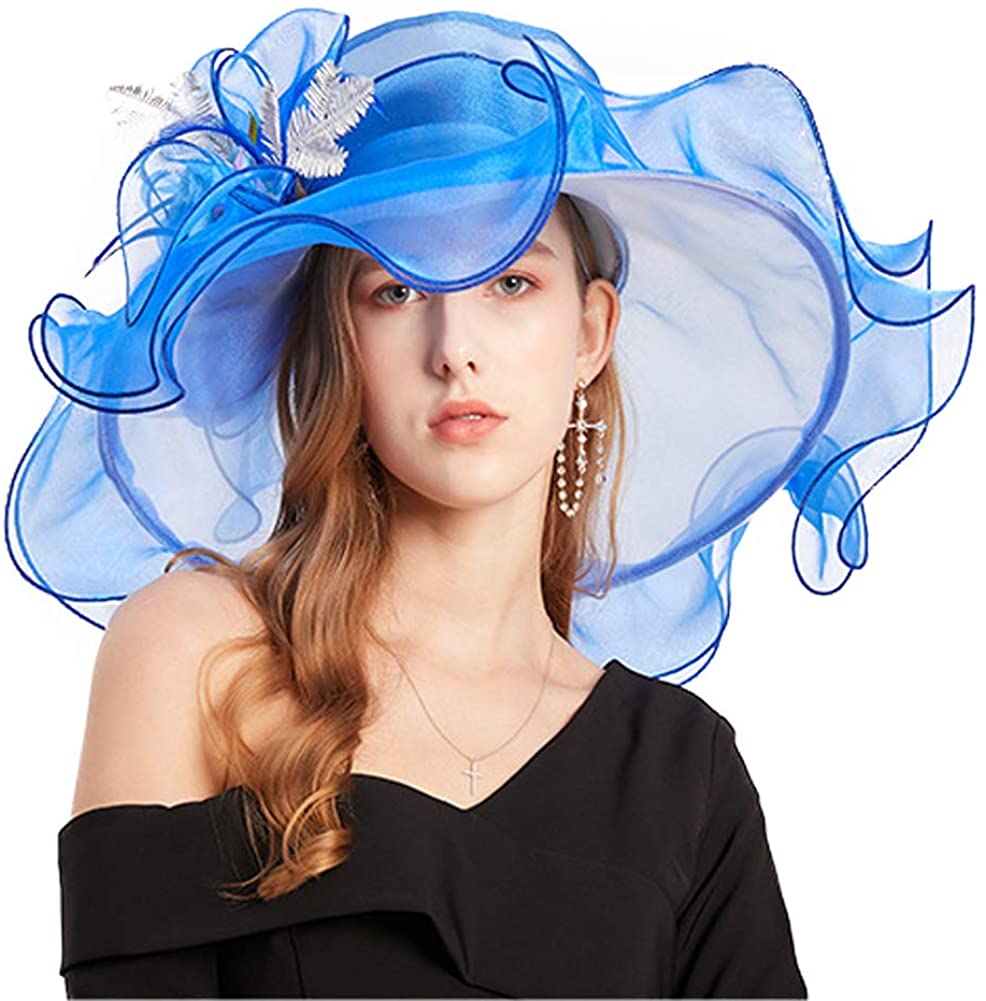Womens Organza Kentucky Derby Cap 