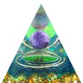 thumbnail image 2 of Orgone Pyramid 5 Cm Piedra Natural Crystals Generador Universal para La Oficina en Casa Regalo Al Aire Libre, 2 of 8