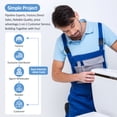 thumbnail image 2 of SUPERFLO Powerful 1000W Macerating Toilet for Basement, Upflush Toilet System with 4 Water Inlet, Dual Flush 17" Toilets with Macerator Pump, Quiet Operation, Space Saving-Include Extension Pipe, 2 of 6