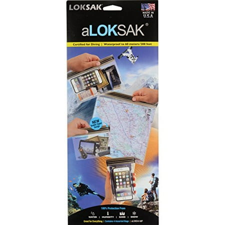 Aloksak Waterproof Bags - aLokSak Waterproof Touchscreen Bag 4-pack - No BPA