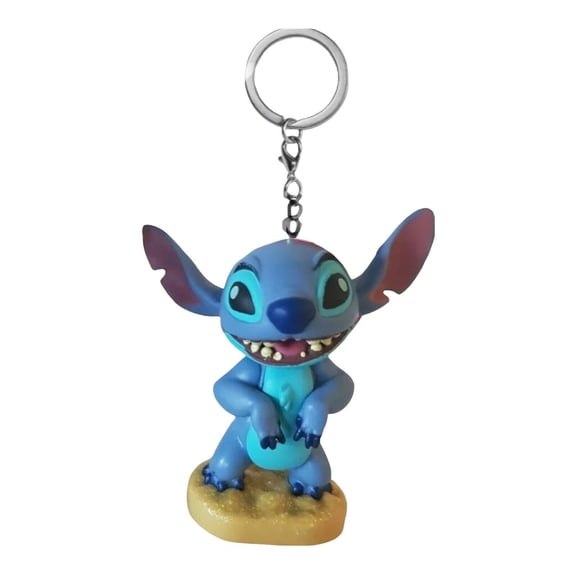Lilo & Stitch Alien Dog Key Ring Ornament 2.5” Pvc Figure Figurine Charm New