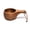 1, variant on Tibvox Finland Kuksa Portable Coffee Mug Acacia-Wood Handle Cowhide Rope Hook Juice Milk Cup Coffee Drinking Cup Drinkware