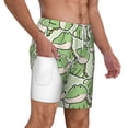 thumbnail image 3 of Gaeub Cute Crocodile Mens Swim Trunks Stretch Beach Shorts Quick Dry for Men Swim Shorts Swimwear with Pockets- XX-Large, 3 of 9