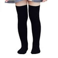thumbnail image 4 of Uccdo 2/4 Packs Girls Knee High Socks Boys School Uniform Socks Kids Seamless Soccer Socks Cotton Long Socks, 4 of 7