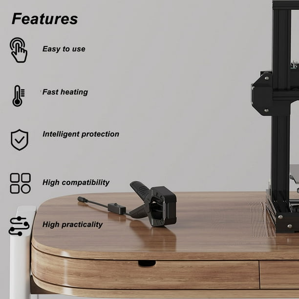 Amdohai – Filament d'imprimante 3D en bois, bobine PLA de 1.75mm