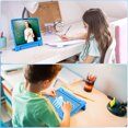 thumbnail image 4 of Allytechgroup Kids Case for Apple iPad Air 13 Inch 2025/2024/ iPad Pro 13" 2024, Silicone EVA Lightweight Handle Design Stand Pencil Holder Case for Kids Girls Boys, Blue, 4 of 7