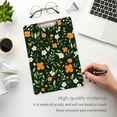 thumbnail image 3 of FORMRS Acrylic Clipboard with Low Profile Clip Standard A4 Letter Size, 12.5" x 9", Orange Flowers, 3 of 8