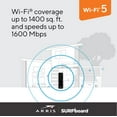 thumbnail image 3 of Arris SURFboard SBG10 - - wireless router - - cable mdm 2-port switch - 1GbE - Wi-Fi 5 - Dual Band, 3 of 7