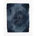 thumbnail image 2 of Straatsma, Leah 12x14 White Modern Wood Framed Museum Art Print Titled - Blue Floral Line Drawing, 2 of 4