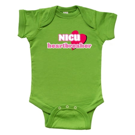 

Inktastic NICU Heartbreaker in Pink with Heart Gift Baby Boy or Baby Girl Bodysuit