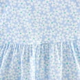 thumbnail image 5 of LoyisViDion Baby Girls Dress Clearance Toddler Baby Kids Girls Suspenders Floral Princess Dress Hat Clothes Outfits Light blue 1-2 Years, 5 of 7