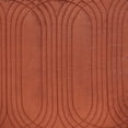 thumbnail image 5 of Nassau Collection 20" Burnt Orange Quilt Stitched Oval Pattern Square Throw Pillow, 5 of 6