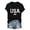 504_Black, variant on Short Sleeve Shirts for Women Women's USA Flag T V Neck American Graphic Tees Casual 4th Of July Patriotic Tshirt Tops V Neck Tops White