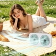 thumbnail image 6 of Double Head Two-Way Portable Fan Wall Mounted or Desktop, 3-Speed High Power Air Circulator for Home Office Camping, USB Rechargeable, 6 of 6