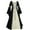 Black, variant on Spring Tops for Women Plus Size Dresses for Women on Women's Vintage Medieval Floor Length Renaissance Gothic Cosplay Dress