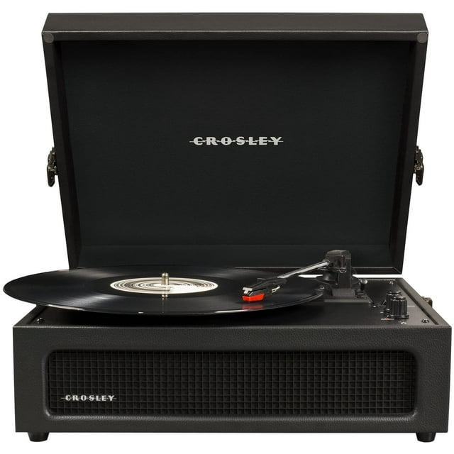 Tocadiscos Vinilo Crosley CR8017B Negro con Bluetooth y Altavoces Integrados