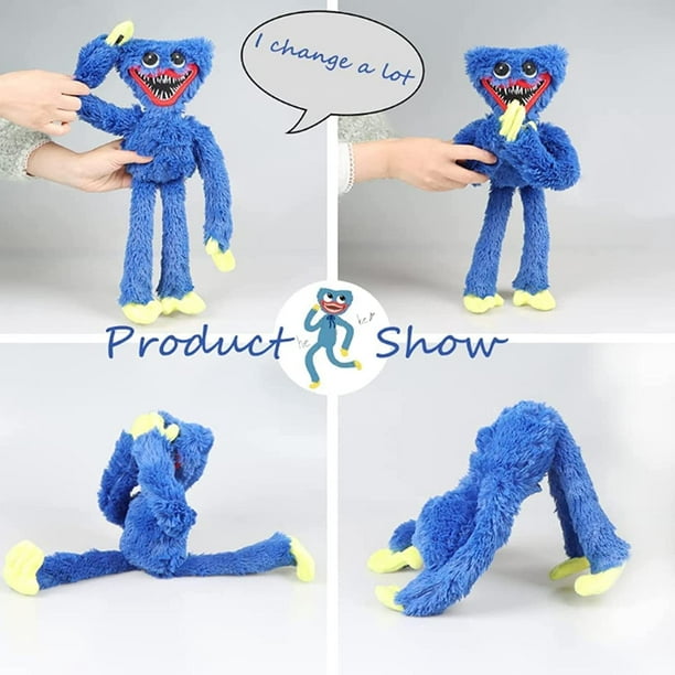 Huggy Wuggy Poppy Playtime Plush toy, Blue Christmas Cartoon Plush Toy
