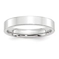 thumbnail image 4 of 10K White Gold 4mm Standard Flat Comfort Fit Band Ring Size 13, 4 of 7