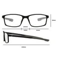 thumbnail image 7 of SAV Sportex Blue Light Protection Reading Glasses, Rectangle Full Rim Frame, 4200, +1.75, Gray, 7 of 7