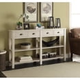 thumbnail image 2 of ACME Galileo 4 Drawers Wooden Console Table with 2 Shelves in Cream, 2 of 2
