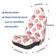 thumbnail image 3 of Wukai Sloth with Donuts1 Full Set Car Seat Covers with Soft Padding Universal Auto Front Seats Protector and Cushion Mat, 3 of 5