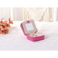 thumbnail image 6 of REGALWOVEN Travel Accessory Box with Mirror, Mini Portable PU Leather Accessory Organizer Case Storage for Girls Rose, 6 of 7