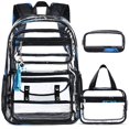 thumbnail image 1 of Mochila transparente ACESAK Galaxy para niños con bolsa de almuerzo, juego de 3 piezas, 1 of 7