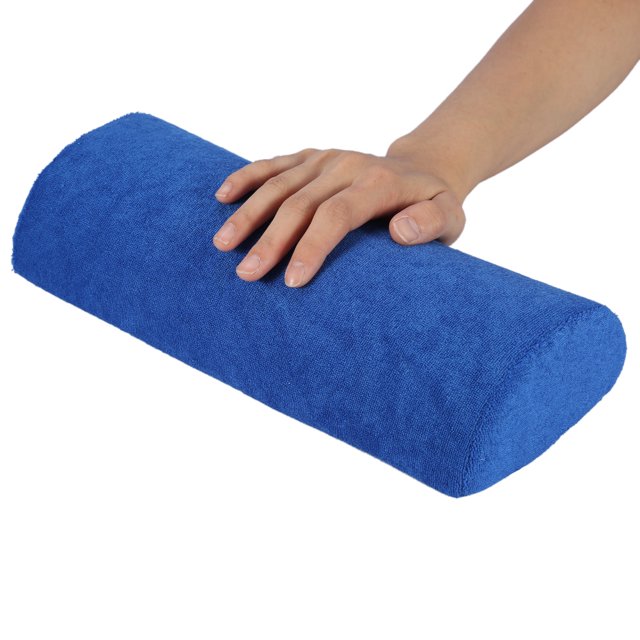 Pillow Nuevo Cojín Profesional Para Reposamanos, Tratamiento De Uñas, Manicura, Almohada Suave Lavable, Azul Real