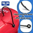 thumbnail image 5 of 9KM Fishing Hooks 50~200Pcs Carp Hook Saltwater Fishing Circle Hook Strong Sharp Needle Point Barbs Ringed Eye Saltwater, 5 of 10