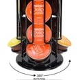 thumbnail image 3 of Capsule Holder For 32 Dolce Gusto Capsules, Holder For Storing Coffee Capsules, Non-slip Base, Rotatable, Black, 3 of 5